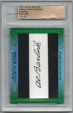 2015 Leaf Cut Signature History of Baseball Edition Al Barlick Auto 15/50