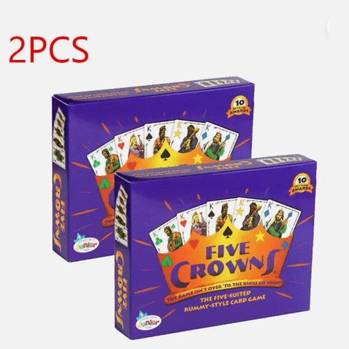 1/2pcs Five Crowns Game Party Card Games Cards Rummy Style Play Christmas Gift - Picture 17 of 18
