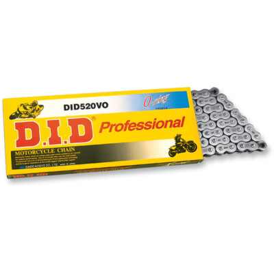 DID 520 VO Professional O-Ring Series O-Ring Chain (Natural) 114 Links
