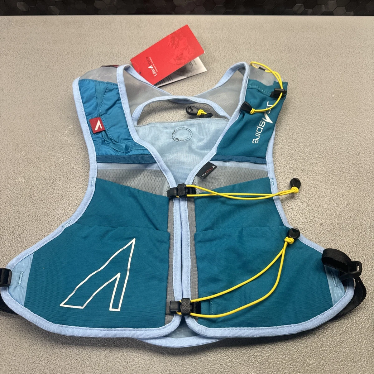 UltrAspire - Big Bronco - Mochila de trail running - Black / Red 12 l - L, mochi
