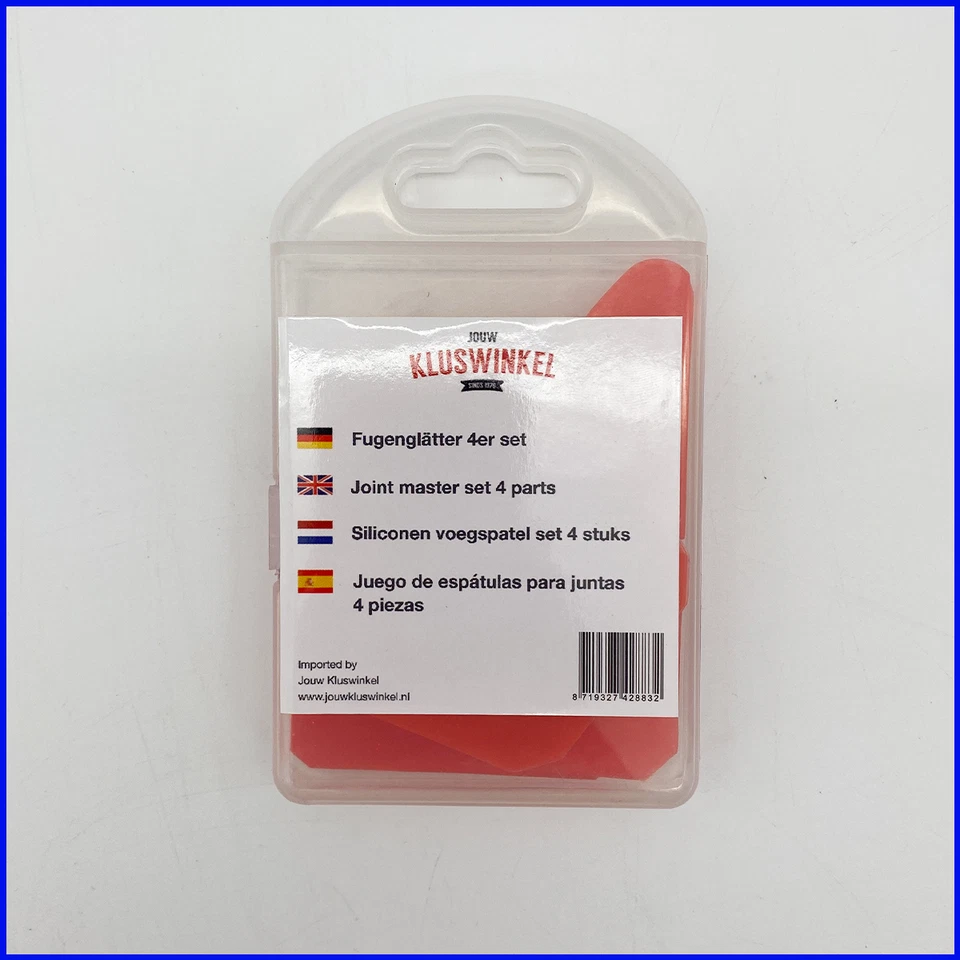 Fugenglätter Set Silikonspachtel Silikonglätter Fugenabzieher Abzieher 4tlg - Bild 4 von 4