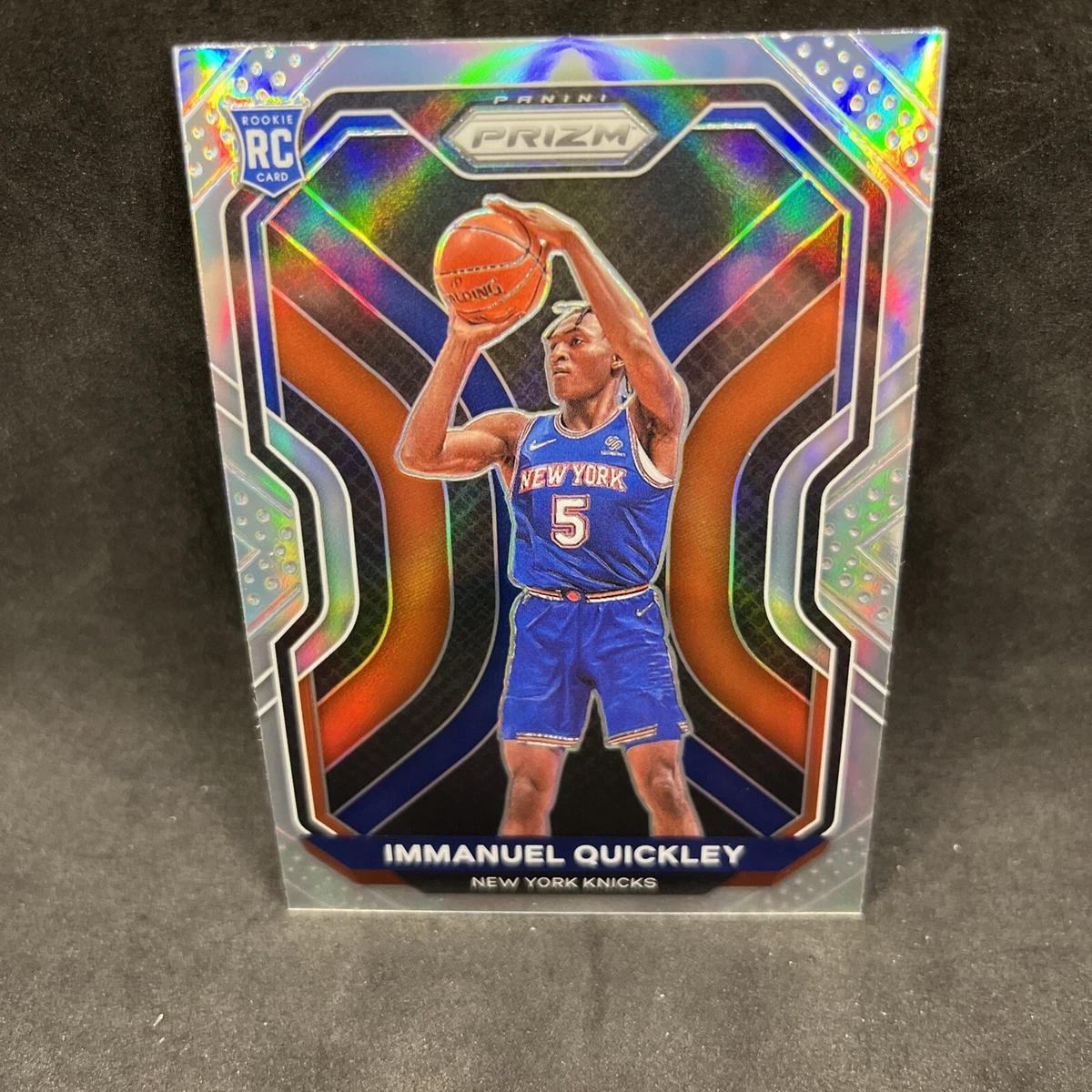 2020-21 Panini Prizm Immanuel Quickley Silver Prizm Rookie Card RC 