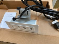 Graybar Cable Organizer BE2520-2-2-XA-Z07-U5-120 Power outlets & USB ports (NEW)