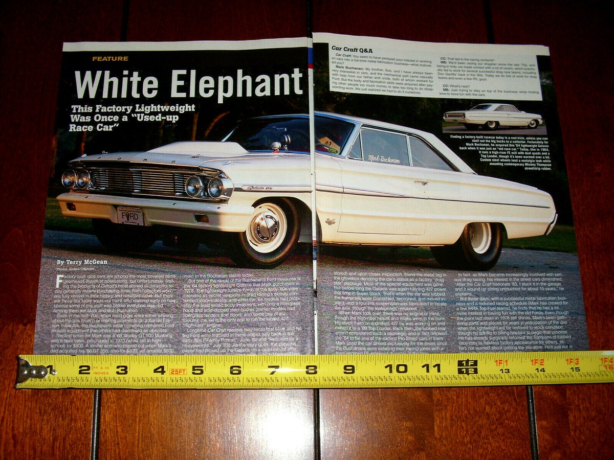 1964 FORD GALAXIE 500 LIGHTWEIGHT ORIGINAL 2004 ARTICLE | eBay