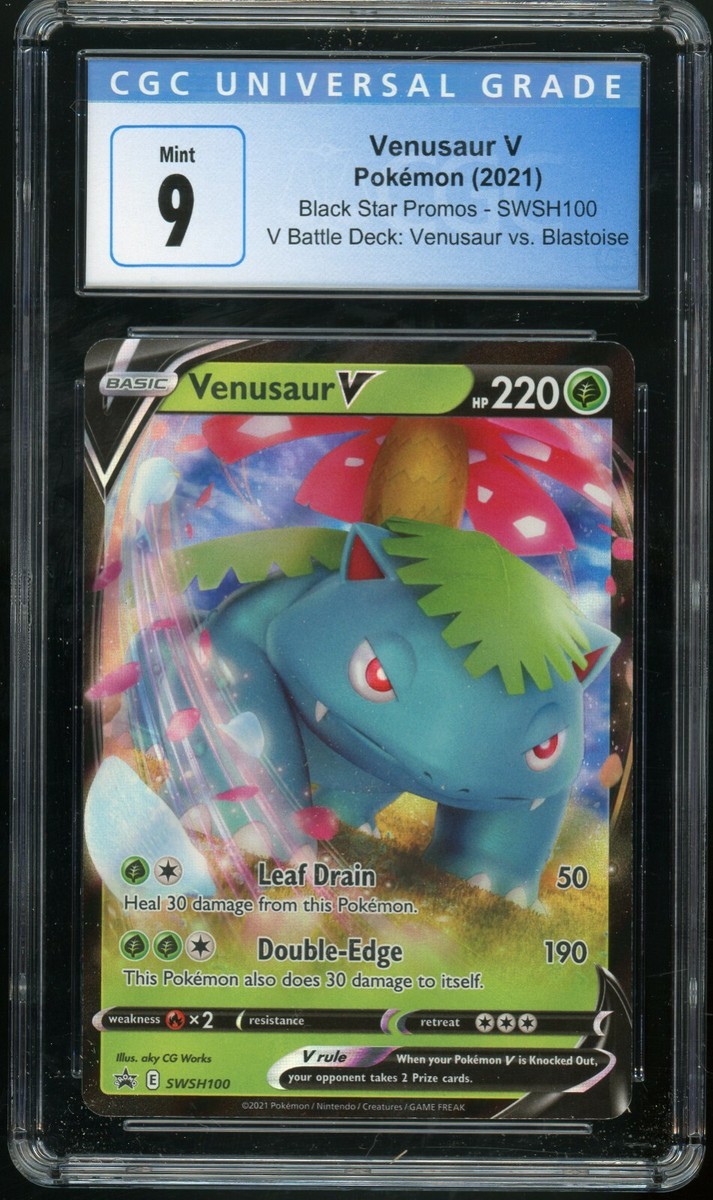 VENUSAUR V (2021) Pokemon Black Star Promos Full Art Holo VENUSAUR V (2021) Pokemon Black Star Promos Full Art Holo