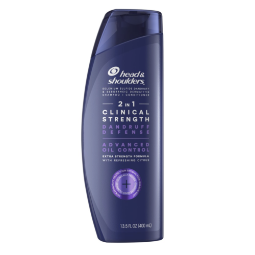 - Head and Shoulders Dandruff 2-in-1 Shampoo, Clinical Oil Control, 13.5