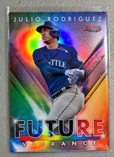 2021 Bowman’s Best Julio Rodriguez Future Vibrance Prospect #BFV-11 Mariners