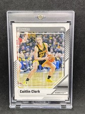 CAITLIN CLARK ROOKIE BLACK JERSEY VARIANT DONRUSS SP IOWA - INDIANA FEVER MINT