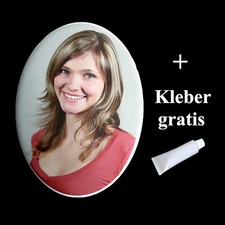 Porzellanfoto Porzellanbild Grabbild Porzellanbilder Keramikbilder Oval 4x6 cm