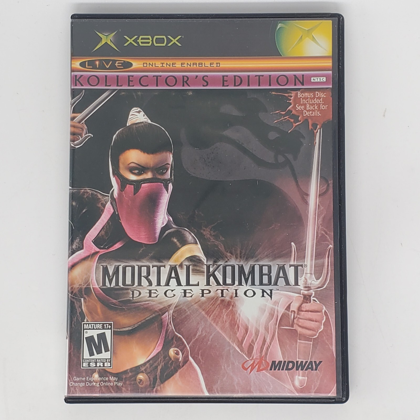 定休日以外毎日出荷中] xbox MORTAL KOMBAT DECEPTION KOLLECTOR'S