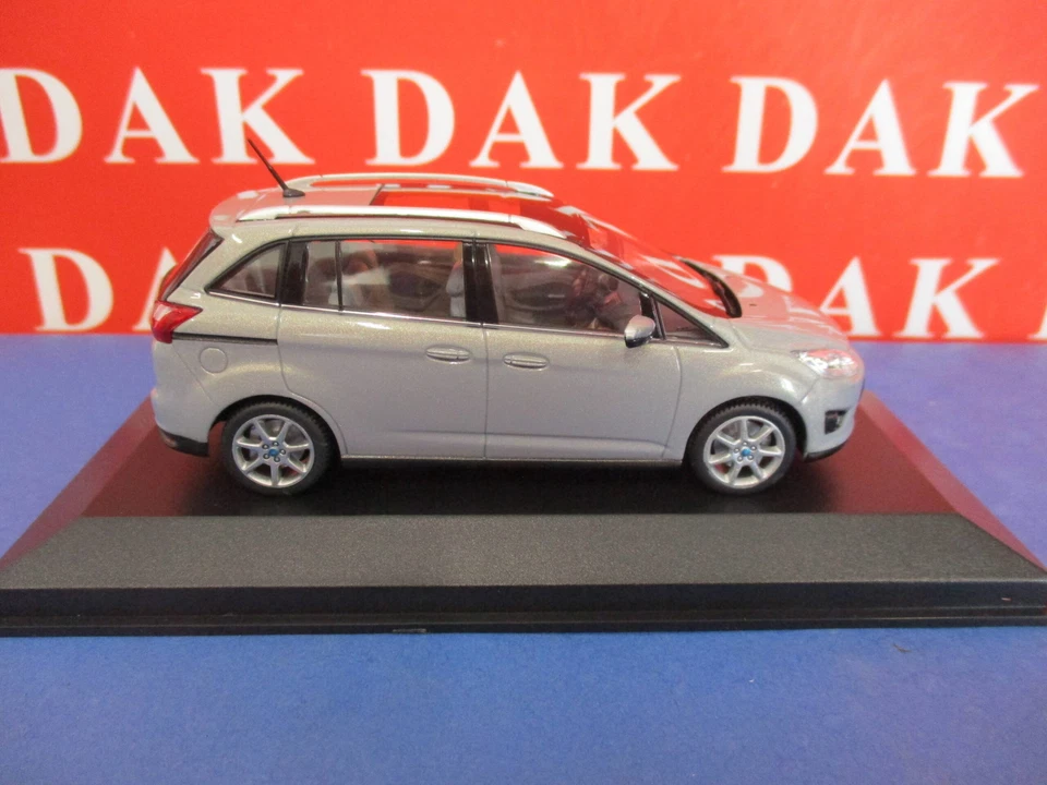 Die cast 1/43 Modellino Auto Ford Grand C-Max Grey 2010 by Minichamps - Immagine 4 di 4