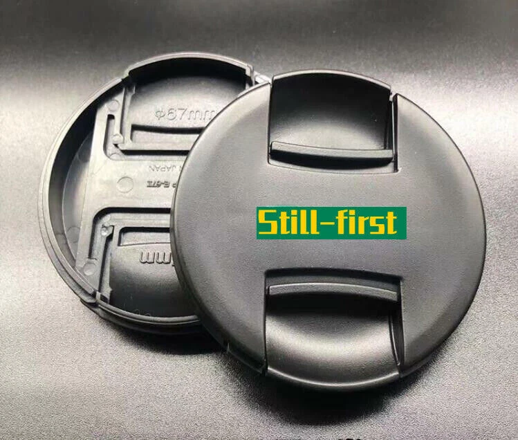 Center Pinch Snap-on Lens Cap 67mm SLR for Canon Camera 5D3 60D M50 Lenses Cover - Image 2 of 2