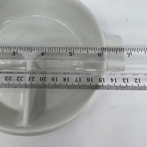 Piatto da alimentazione vintage Hankscraft in ceramica diviso per bambini riscaldamento acqua calda 946-senza tappo - Foto 14 di 17