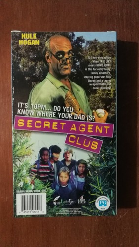 SECRET AGENT CLUB (VHS) HULK HOGAN - NEW FACTORY SEALED - Imagen 2 de 2