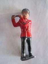 Metal Soldier Playing Flute Made In England 1999