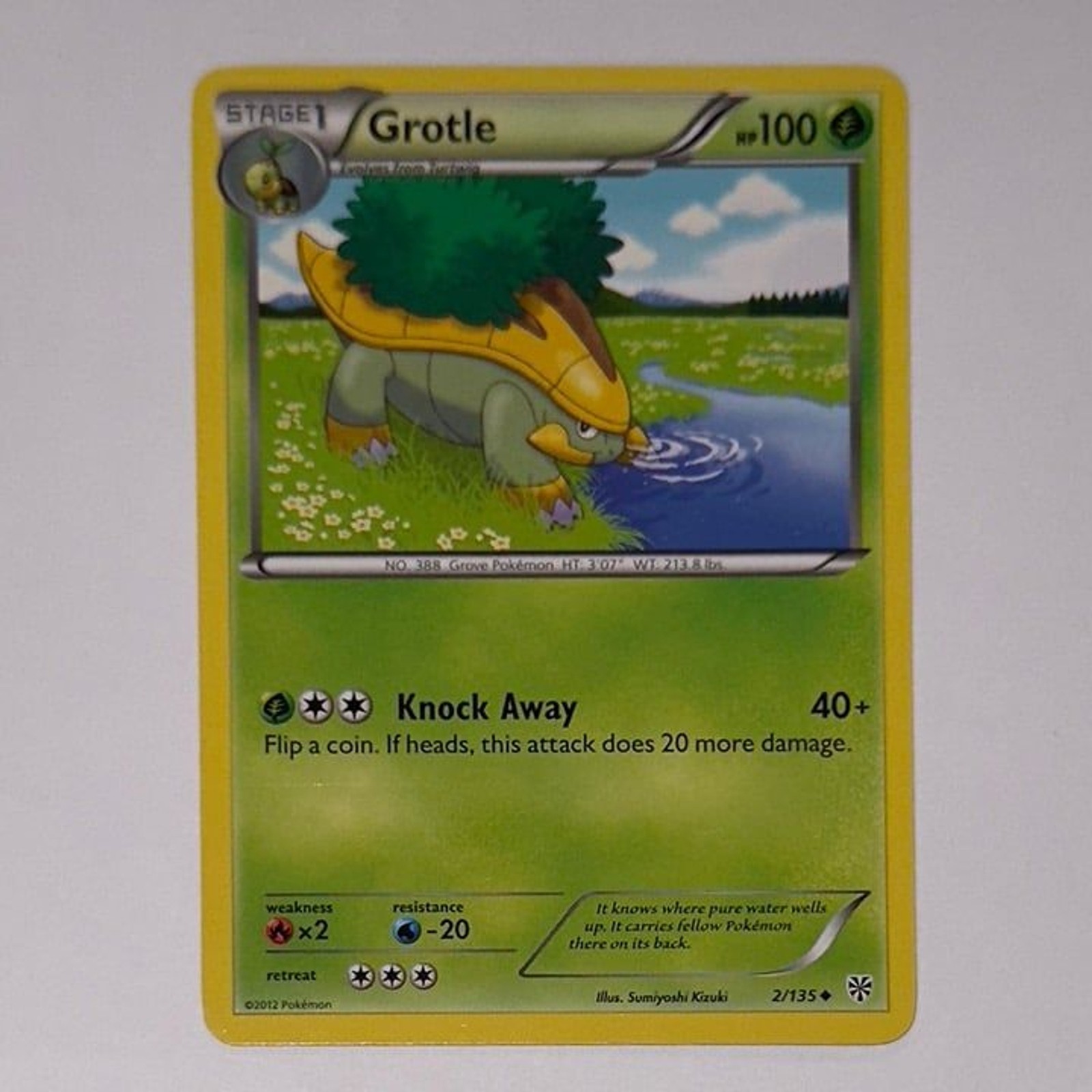Pokémon Card: Grotle 2/135 (Pokemon Plasma Storm)