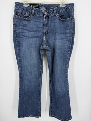 Lee Women's Modern Series Curvy Fit Bootcut 16 ''Short'' Medium Wash Stretch Jeans