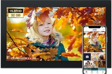 Digital Picture Frame by Large WiFi Digital Photo Frame, 15.6 inch