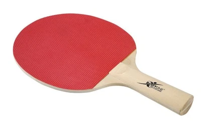 Raquette de ping-pong Comet en bois et caoutchouc antidérapant - Photo 1/3
