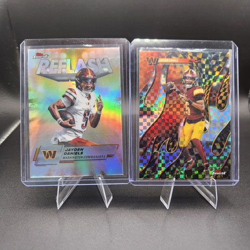 2025-2026 TOPPS FINEST JAYDEN DANIELS TORCHERS X FRACTOR & REFLASH REFRACTOR