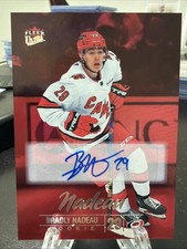 2024-25 Fleer Ultra Red Rainbow Auto Bradly Nadeau /50