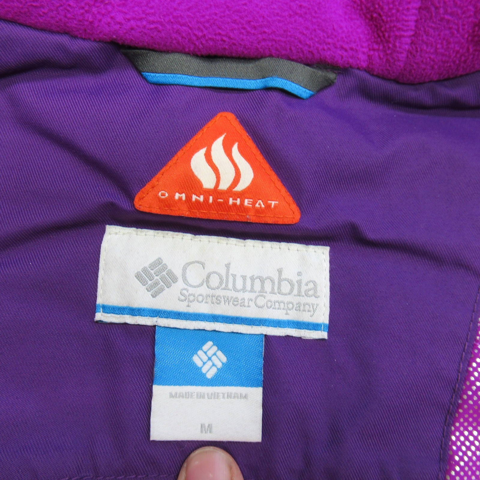 Columbia Jacket Girls Medium Purple Omni Heat Insulated Waterproof Alpine Action thumbnail 4