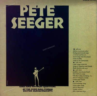Pete Seeger - Sings And Answers Questions - At The Ford Hall Forum.. US 2LP .