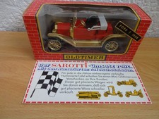 Seltenes Sarotti Werbe-Set: Breiter Modell Ford T 1908 (OVP + Aufsteller)
