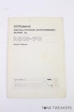 Roland MKS-70 Super JX Owners Manual  Synthesizer Charts VINTAGE SYNTH DEALER