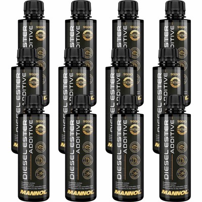 12x 250 ml MANNOL 9930 Diesel Ester Additiv - Kraftstoffsystem-Schutz & Reiniger