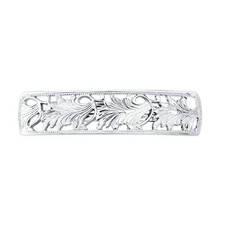 1928 Jewelry Essentials Silver-Tone Bar Hair Barrette
