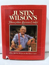 Justin Wilson's Homegrown Louisiana Cookin Cookbook Cajun Creole Recipes SIGNED