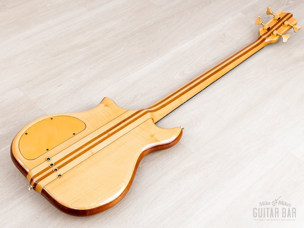 1980s Kawai FIIB Vintage Neck Through Bass Guitar w/ Active