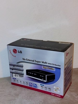 LG GSA-2166D External SuperMulti DVD Brenner (Neuwertig & Originalverpackung)