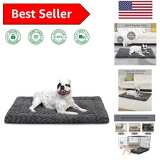 Medium Thickness Dog Crate Pad - Easy to Clean Soft Bed for Dogs Up to 40 lbs