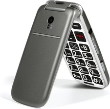Telefono Cellulare per Anziani丨Flip Telefoni Cellulari con Tasti Grandi丨2.4