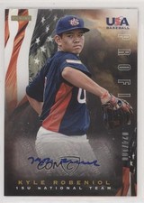 2012 USA Baseball National Team 15U Profile Signatures Kyle Robeniol Auto 0h1