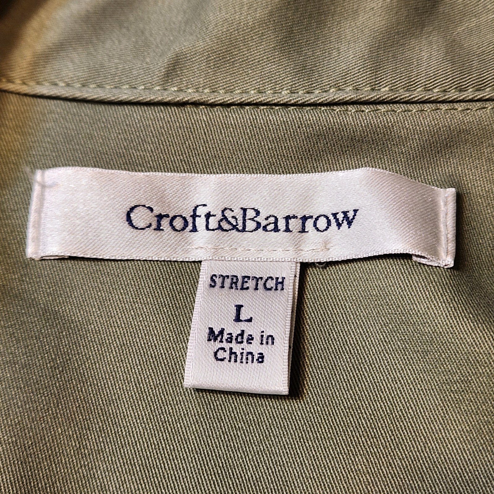 Croft And Barrow Button Down Jacket Green - image 8