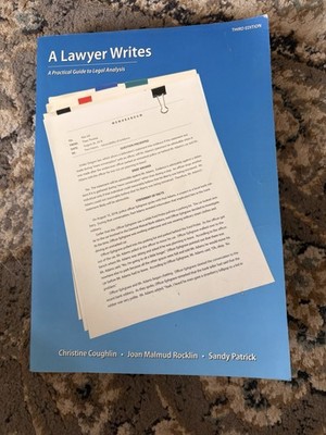 A Lawyer Writes Third Edition Paperback by Coughlin, Carolina Academic Press, L 