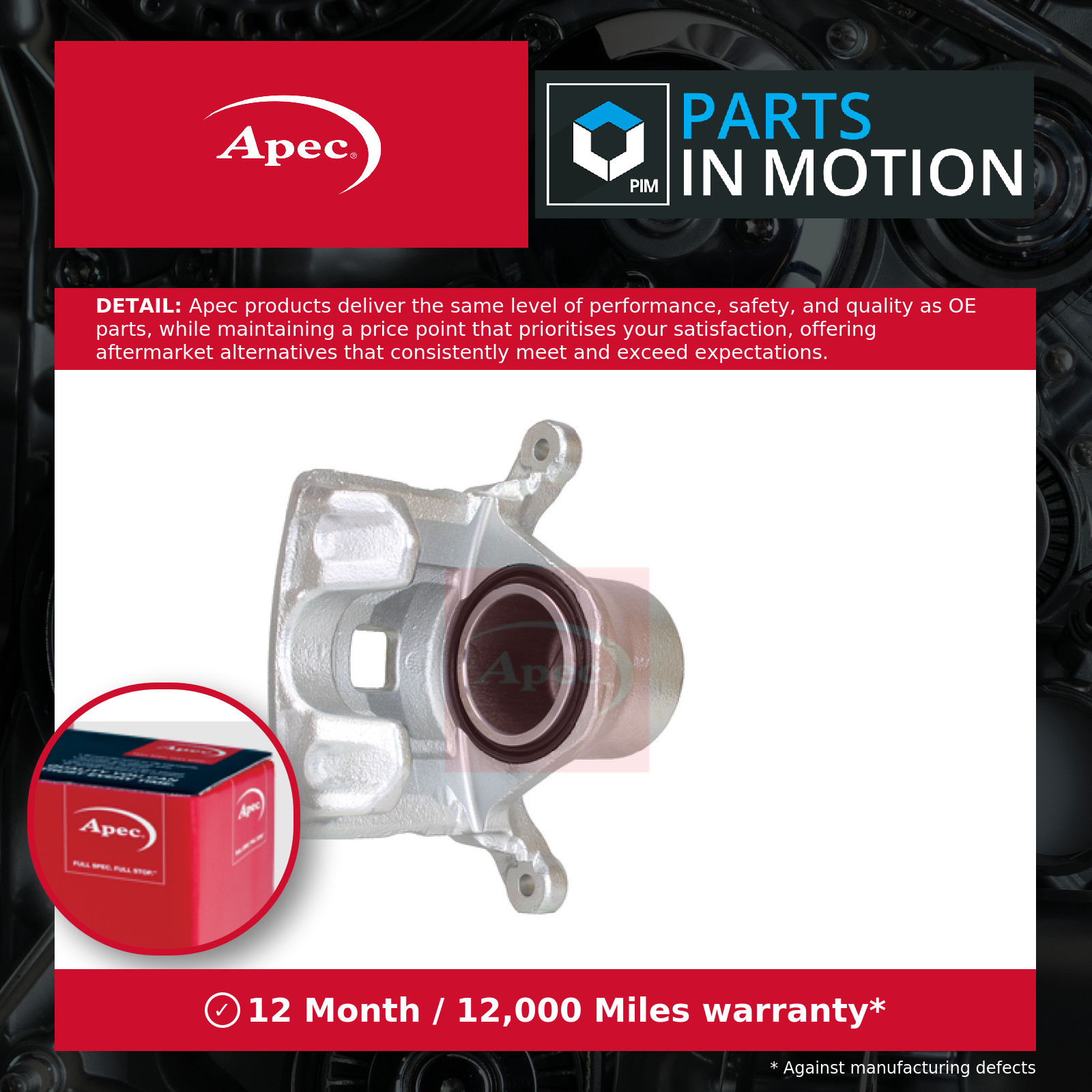 Brake Caliper RCA768N Apec 410013DN0A 410013ZU0A 41001EN00B 41001ET00A Quality