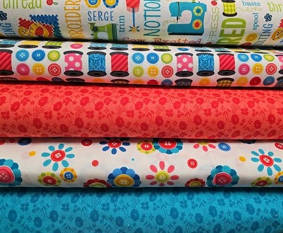 4,5 Meter Benartex Nähen 1 Konvolut 100% Premium Quilten und Patchwork Baumwolle 