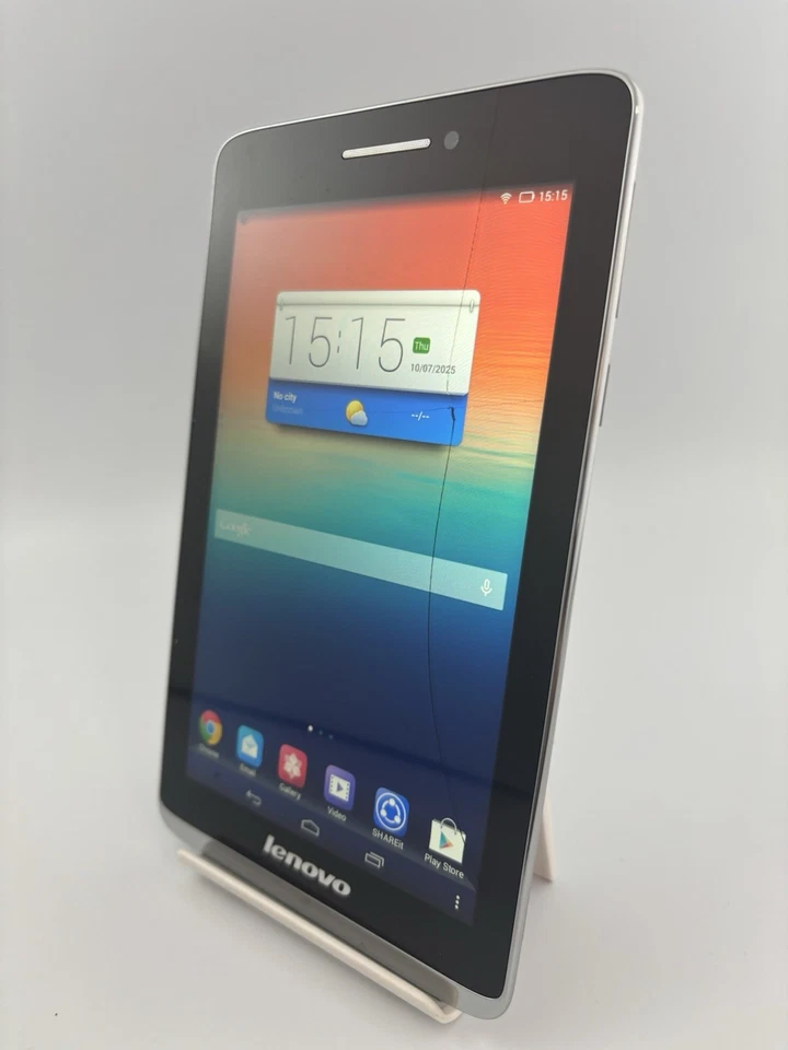 Lenovo S5000 Silver Wi-Fi 7.0 16GB 1GB Ram 5MP Android Tablet Cracked - Image 3 of 4