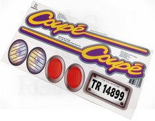 The Toy Restore Replacement Stickers fits Little Tikes Push and Ride Convertibl