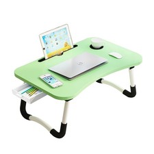 Lap Laptop Desk with Storage Drawer, Holders for Cup and Tablet, Laptop Bed T...