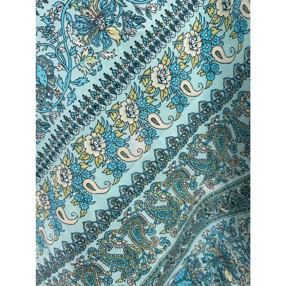 Vintage GAP Skirt 10 Paisley Vintage Y2K 90s Handkerchief Silk Fairy Beach Boho Foto 3 de 4