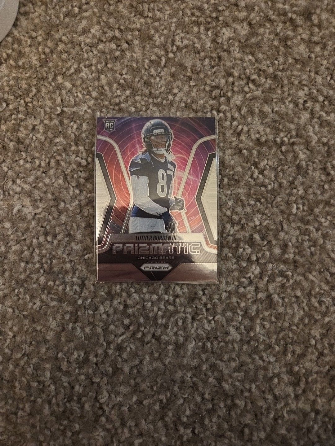 2025 Panini Prizm Luther Burden III Prizmatic #18 (RC) Chicago Bears