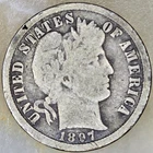 1897-O Barber Dime, New Orleans Mint