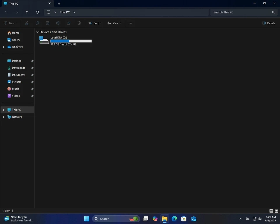 NEW Intel NUC NANO: Intel 2.4Ghz, 4GB, 64GB SSD, Wi-Fi, Bluetooth, Win11 Pro. - Image 3 of 4