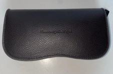Ermenegildo Zegna Vintage Sunglasses Case Brown Zippered Brass 2