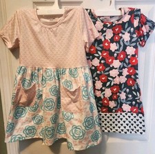 Pete  Lucy Girls Dress Lot Size 2T Boutique Twirl Pocket Floral Set